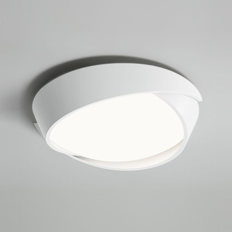 Moderne plafoniere da incasso in metallo con montaggio ad incasso con paralume in acrilico