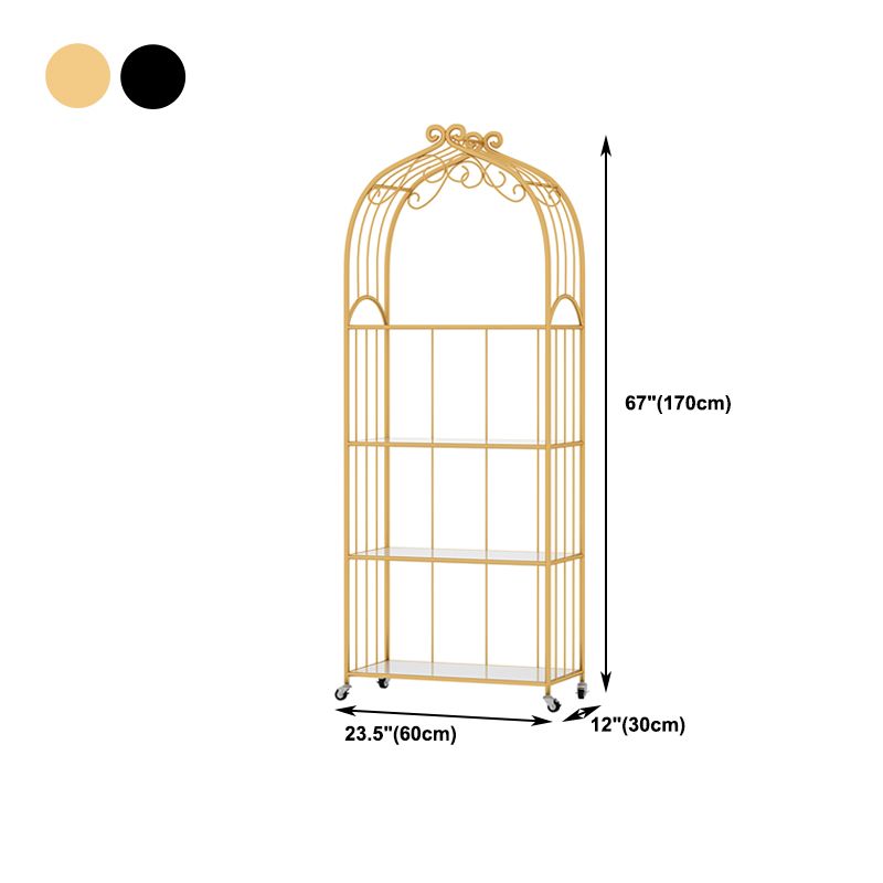 11.81"W Bookshelf Open Back Contemporary Style Bookcase for Home Office