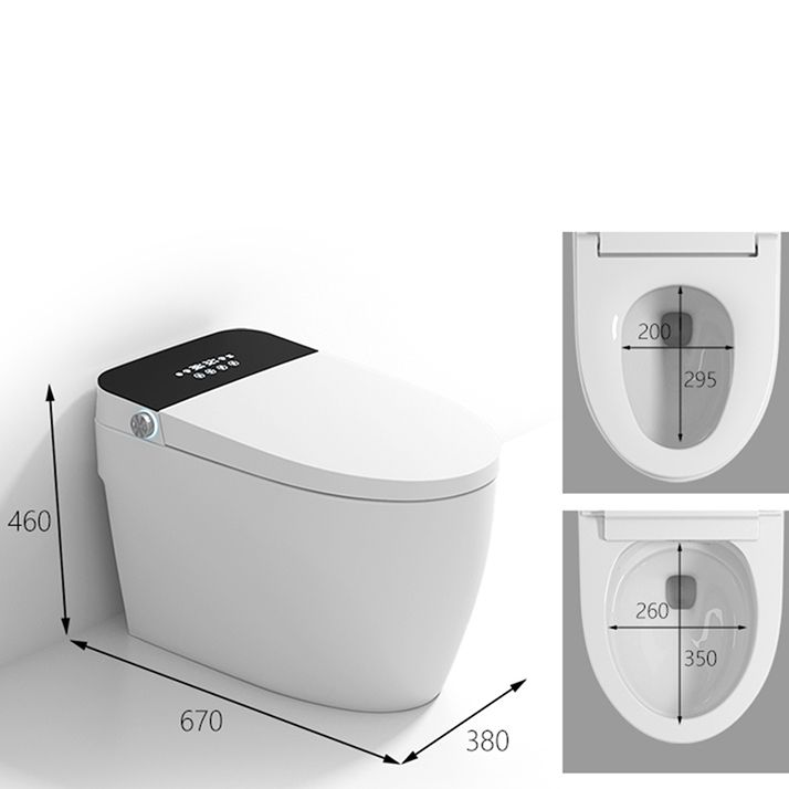 Modern Porcelain Toilet Bowl Floor Mounted All-In-One Urine Toilet