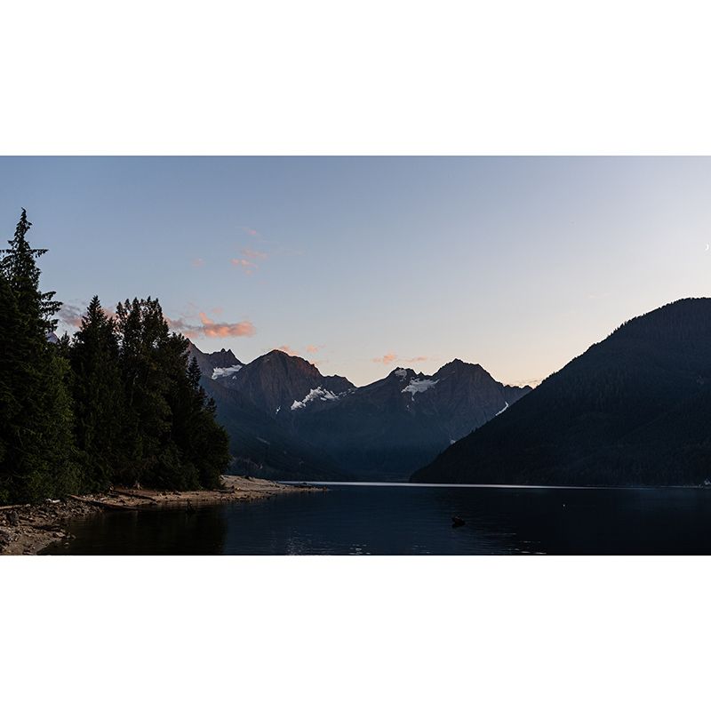 Modern Style Wall Mural Wallpaper Mountain Range Sitting Room Wall Mural