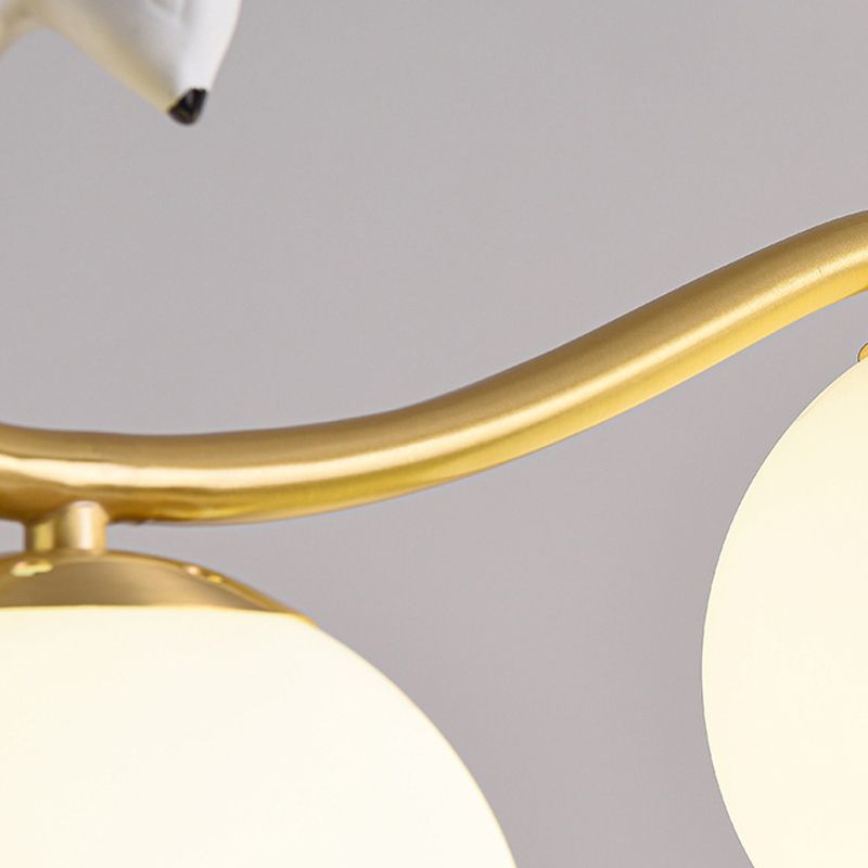 Modern Style Globe Island Pendants Glass Pendant Lights for Dining Room
