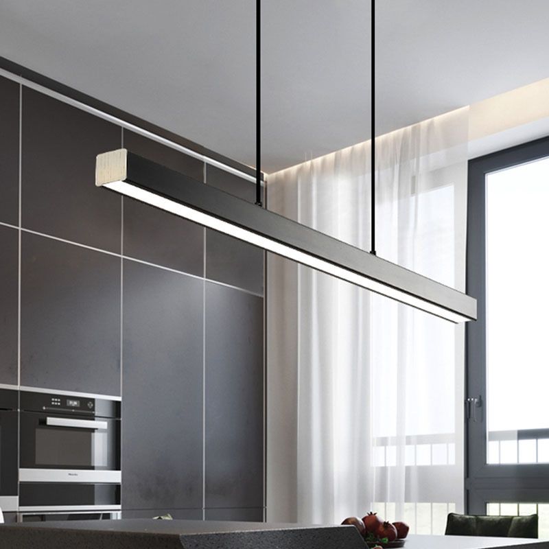 LED HORTING LED MODERNE RECTANGE LED ÉCLAIRAGE DE SIMPLICITÉ DE SIMPLICITÉ POUR BUREAU