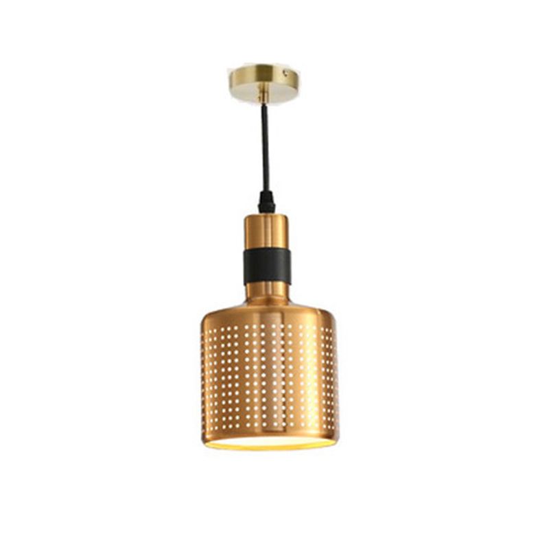Metal One Blub Hanging Light Postmodern Style Suspension Pendentif For Coffee Shop