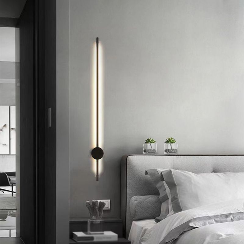 Zeitgenössischer kreativer linearer Wandleuchten Wohnzimmer Esszimmer Wandleuchte