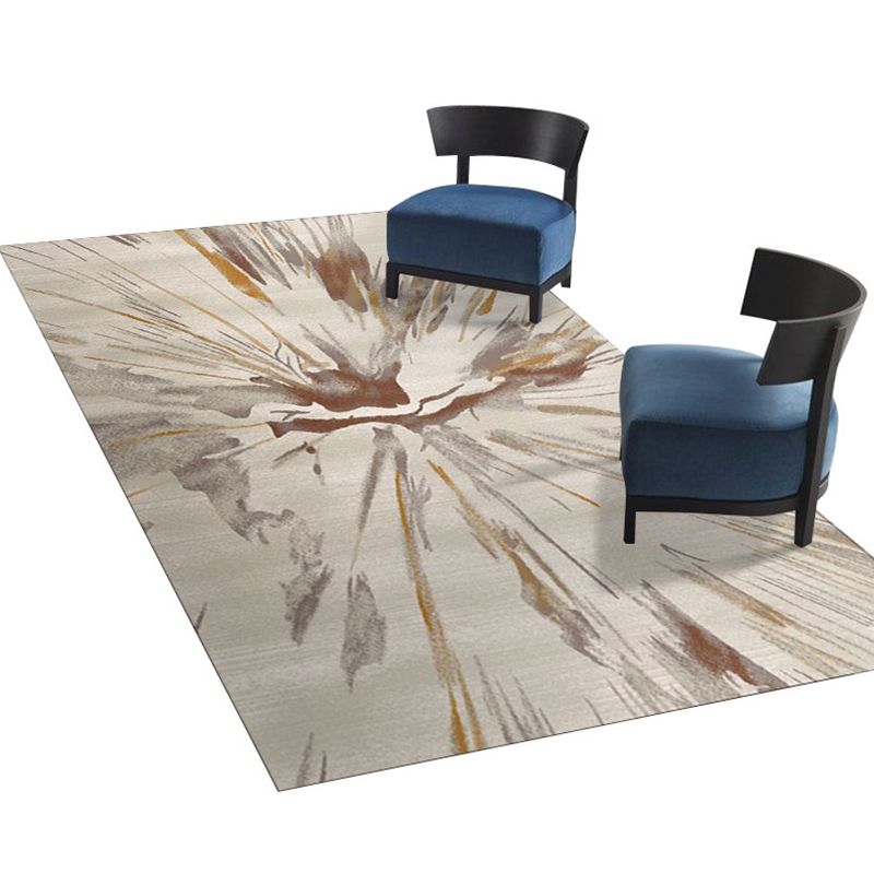 Moderner Aquarelldruckgedruckte Teppich Polyester Teppich Teppichfest -Resistent Innenteppich für die Heimdekoration