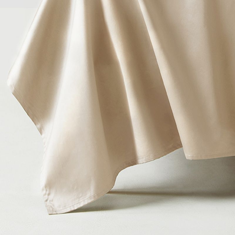 Sheets Pure Color Cotton One Piece Wrinkle Resistant Breathable Bed Sheet