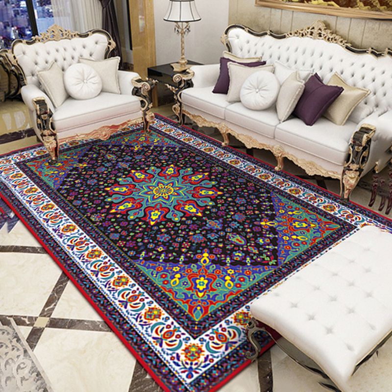 Couleur douce Classic Classic Polyester Mather Match Rapis lavable intérieur pour salon