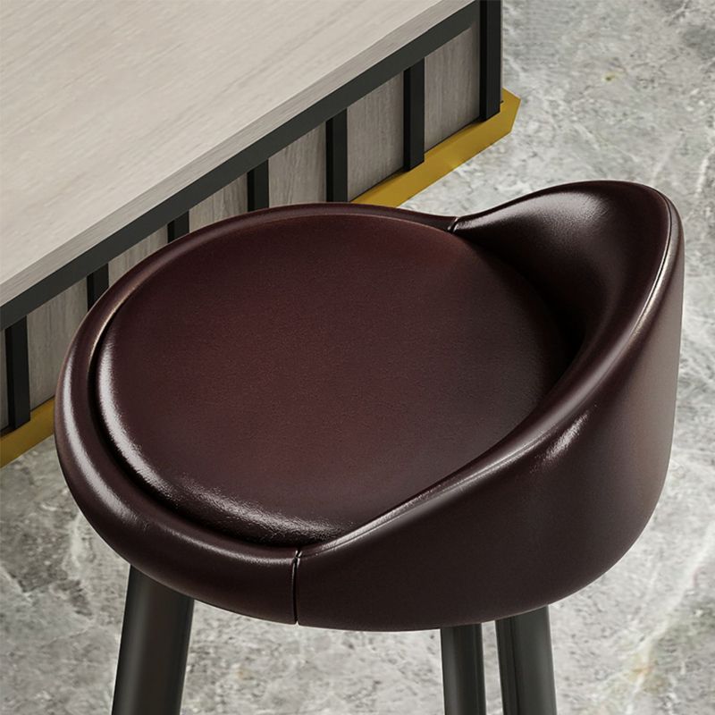 Contemporary Wood Stool Fabric Cushion in Matte Finish for Home