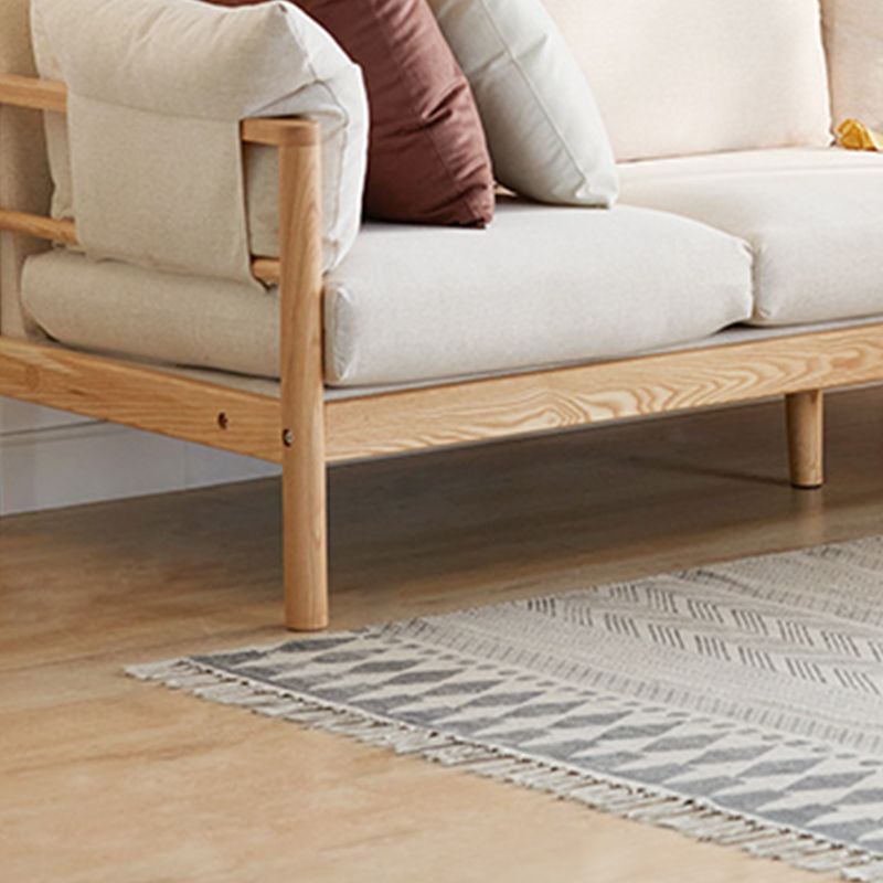 Zeitgenössisches Quadratarm Standard -Sofa mit Stirnkissen für Wohnzimmer, Wohnung