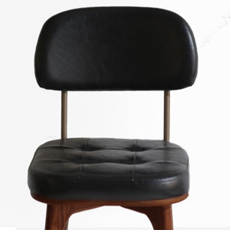 Taburetes de estilo industrial taburetes de bar tapizado de madera Bristol con asiento cuadrado