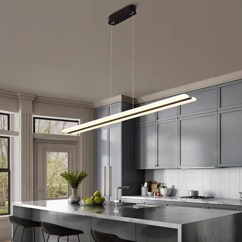 Simple Hanging Island Light LED Hanging Lighting Fixture for Sitting Room