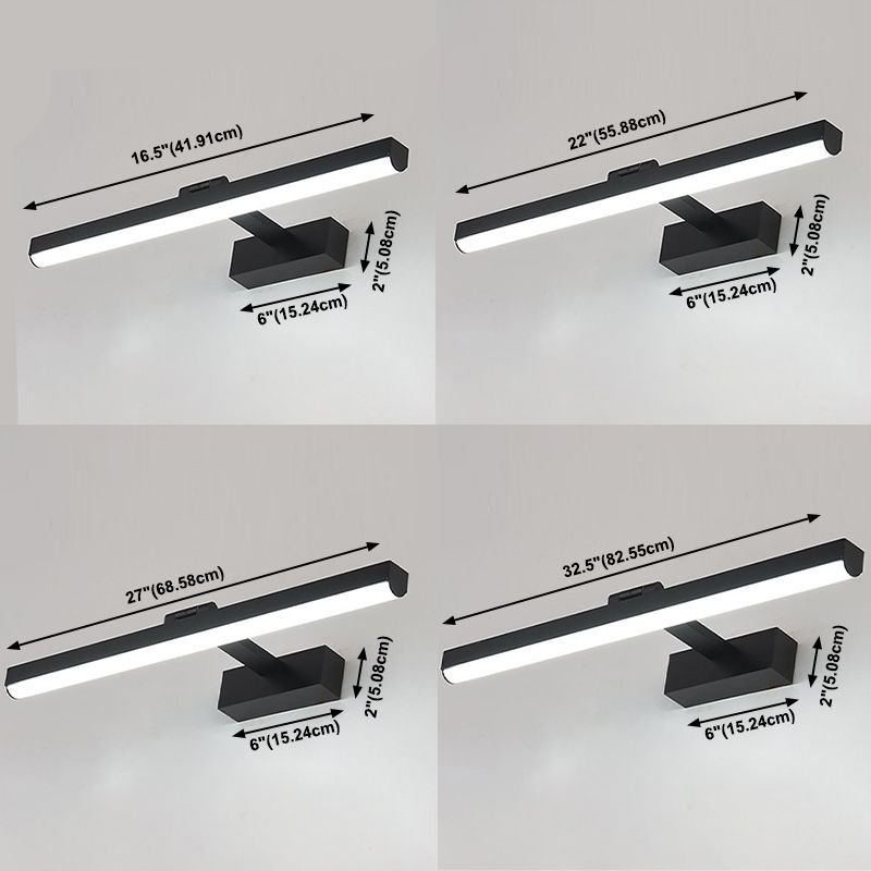 LED Smart Mirror Lampe Fixture Moderner einfacher Stil in Indoor Badezimmer Waschraum Spiegelleuchte