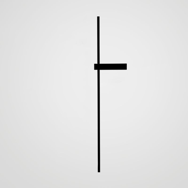 Moderno Minimalista Estilo lineal Luz montado en la pared lineal Ideas de iluminación de pared acrílica para sala de estar