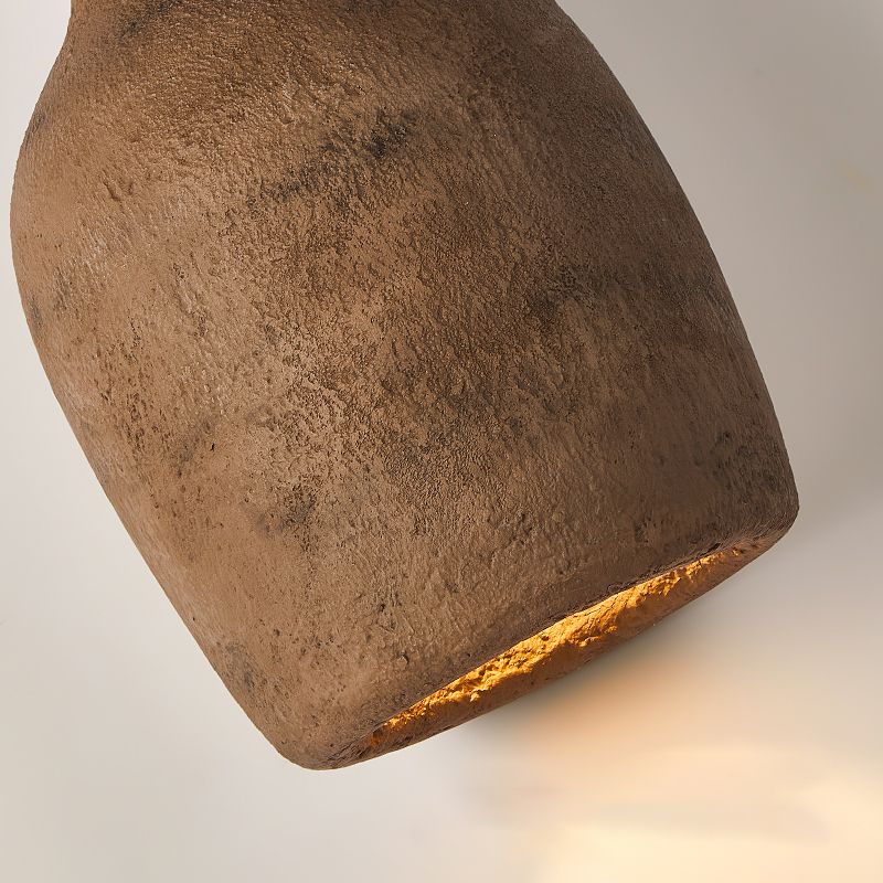 Luce a ciondolo interno minimalista, latte antico latte ombreggia l'illuminazione a sospensione in plastica a 1 luce