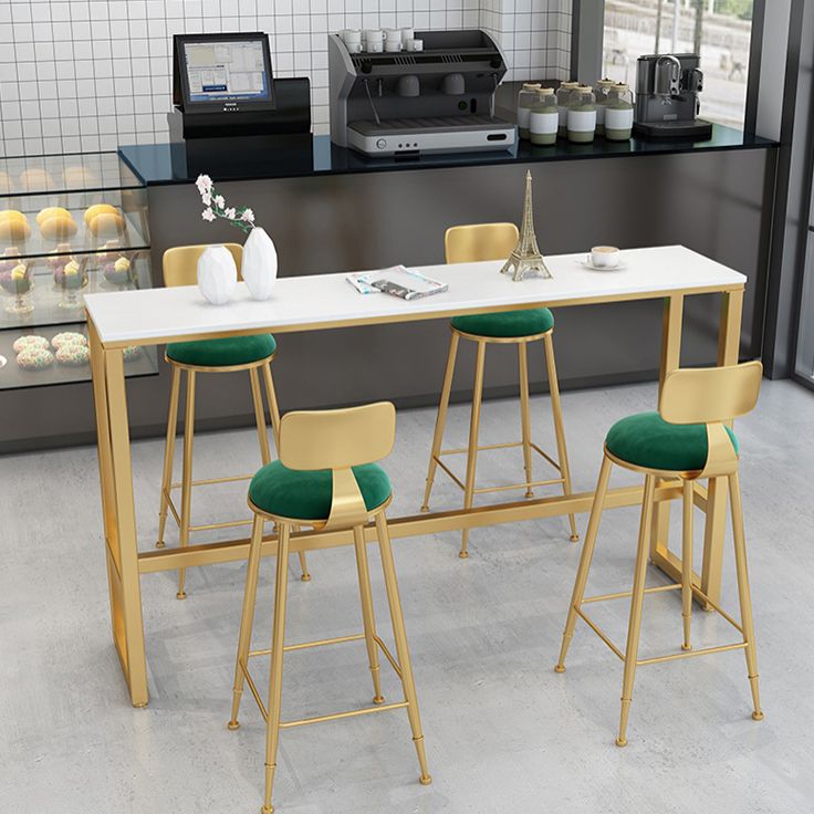 Contemporary Table and Stool Set 1/2/3/5 Pieces Pub Dining Set