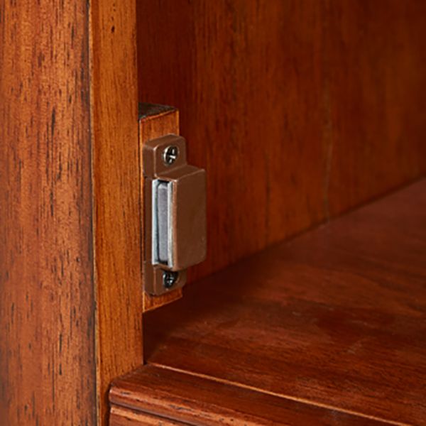 Modern Style Vertical Standard Bookcase Wooden Closed Back Bookshelf