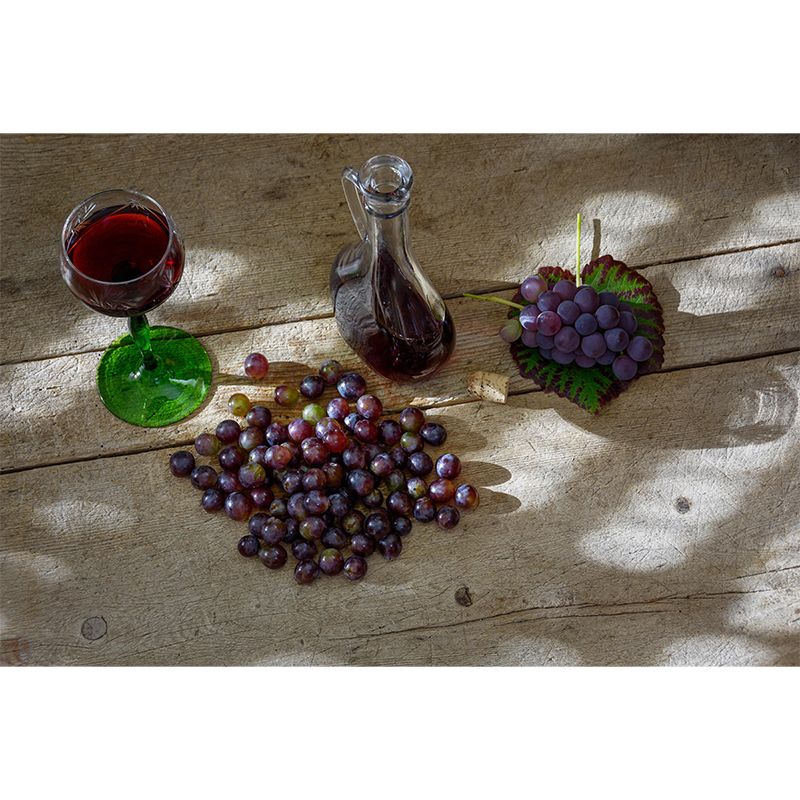 Commercial Wine Shop Mural Horizontal Photography Wallpaper Moisture Resistant