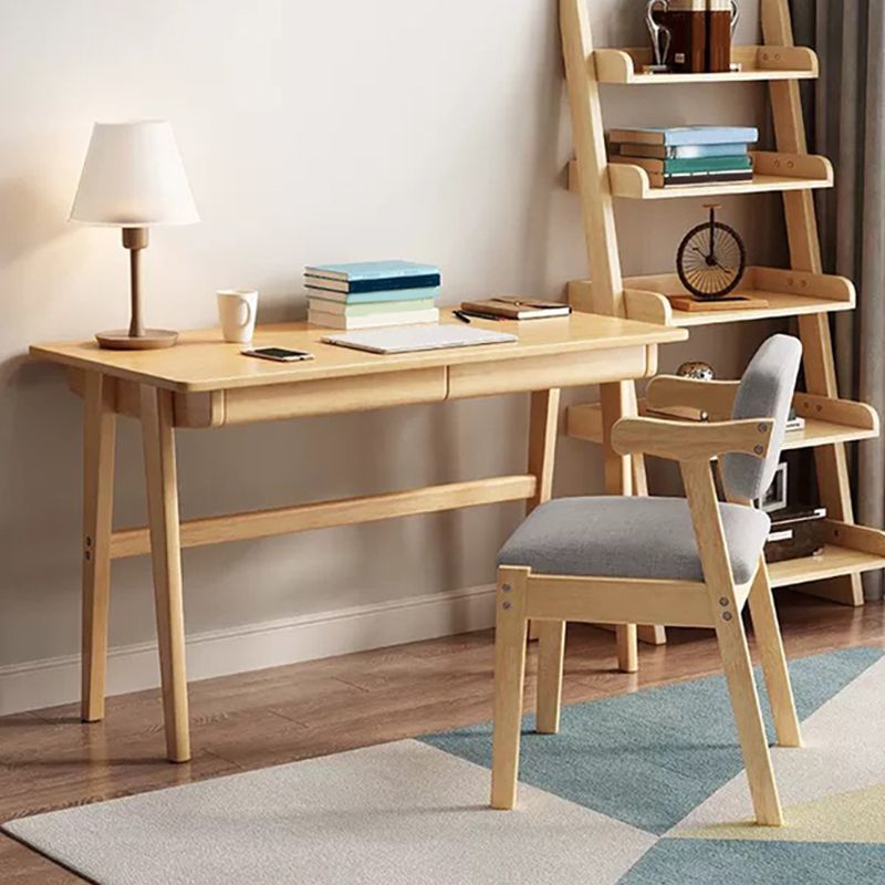 Contemporary Arm Chair Open Back Wood Dining Room Chair for Dining Room