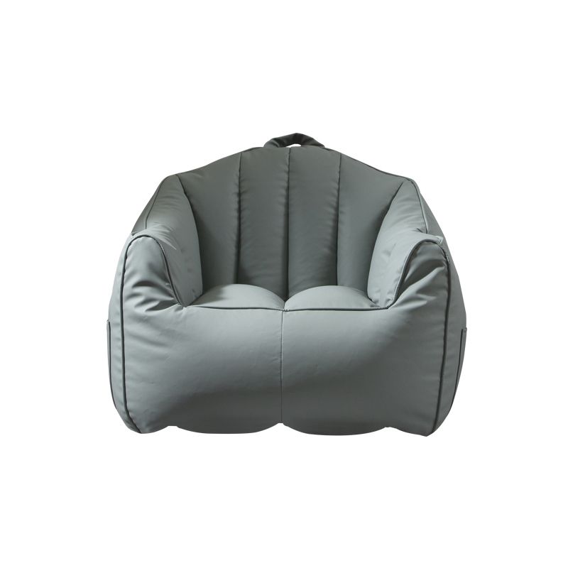 Sofá de almohada de almohada de cuero de piel sintética contemporánea Sofá de almohada cosida para apartamento para apartamento