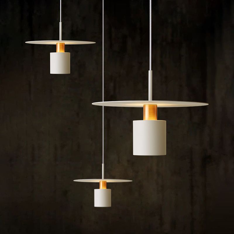 1 Light Unique suspension Pendre moderne Métal Éclairage suspendu pour salle à manger