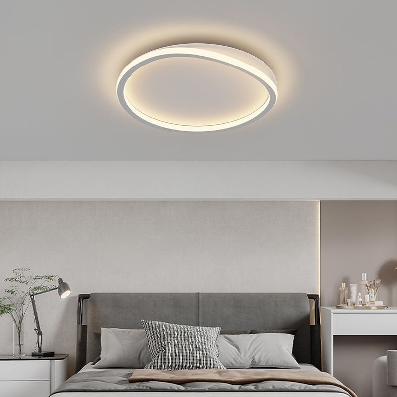 Metal Geometric Flush Mount Fixture Modern Flush Light Fixture for Living Room