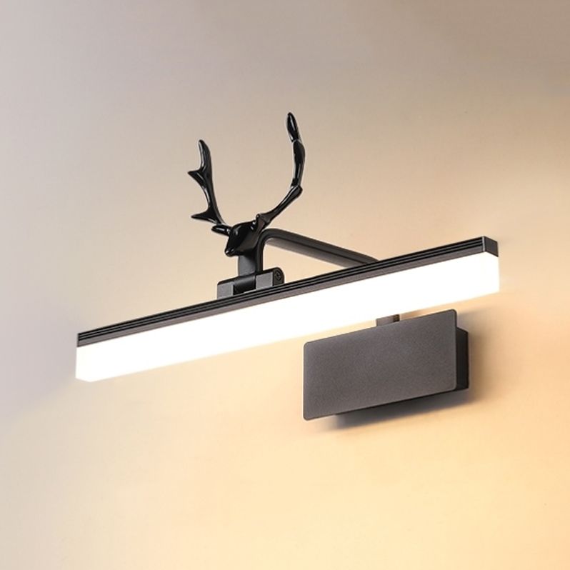 Modern Simple Antler Makeup Mirror Lamp Bathroom Nordic Mirror Light Fixture