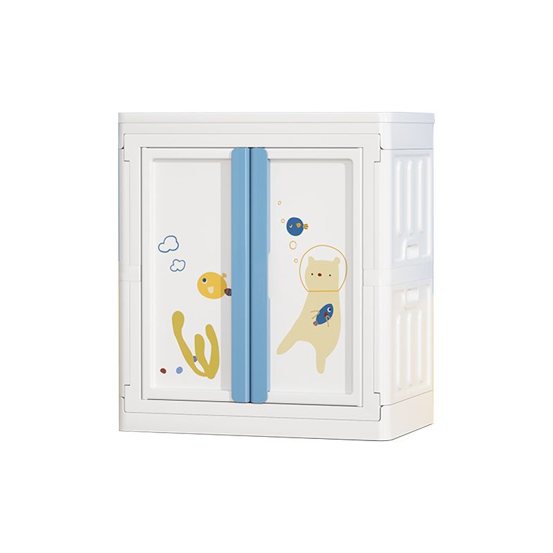 Plastic Bedroom Storage Cabinet Contemporary Hinged Door Cabinet