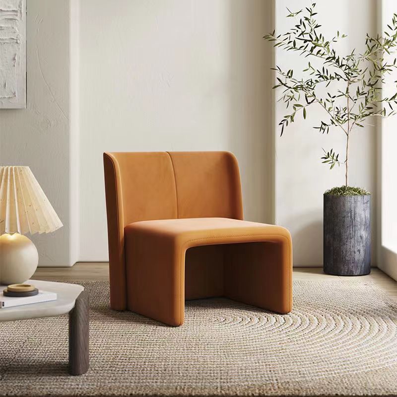 Modern Style Dining Chair Velvet Parsons Side Chair for Living Room