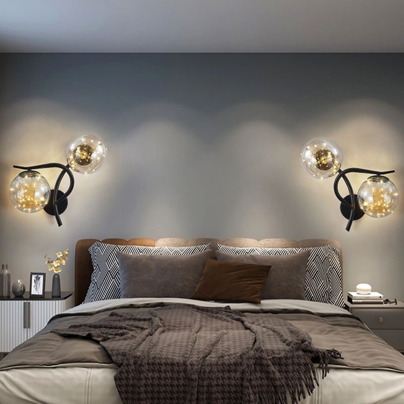 Creative Star Wall Mount Light 2 lumières de style atmosphère de style atmosphère Lumière pour la chambre