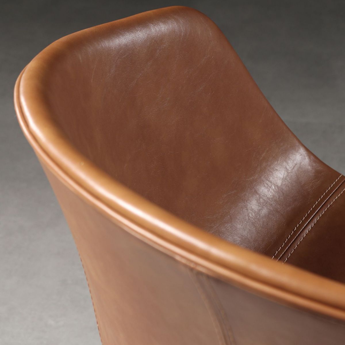 Industrial Style Metal Matte Finish Dining Arm Chair Solid Back Dining Chair