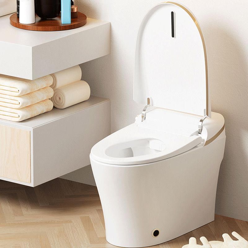 Modern Indoor Siphon Jet Toilet Bowl Floor Mounted All-In-One Toilet