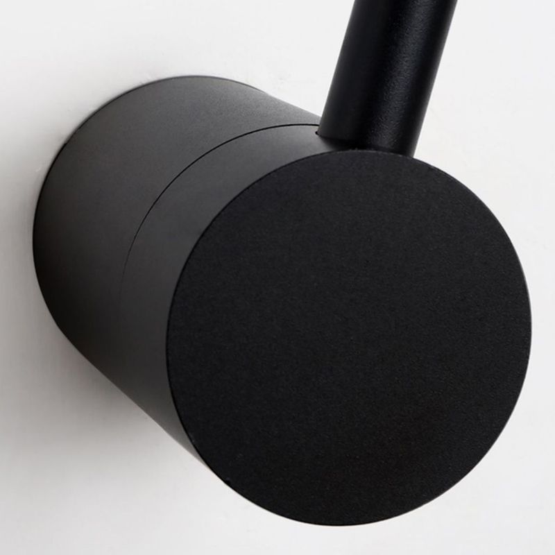 Estilo moderno Luces de apliques de pared lineal 1 Light Wall Lighting Accesors en negro