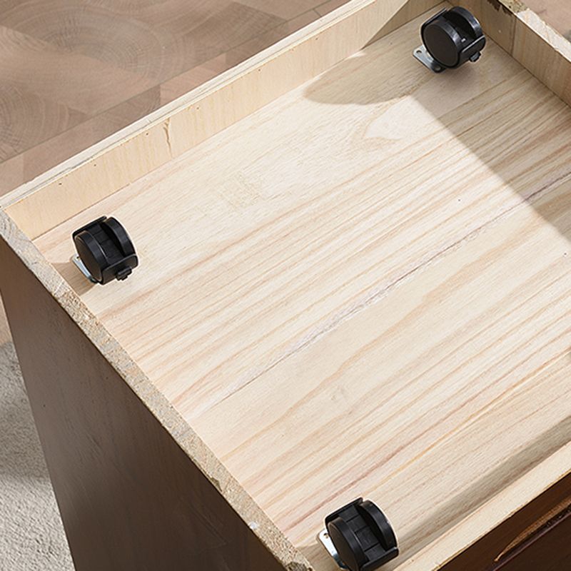 Contemporary Bedroom Storage Chest Wooden Chest with Drawers
