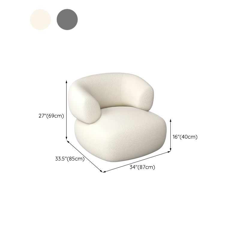 Beige and Dark Gray Sofa Tuxedo Arm Seating with Pillows for Apartment