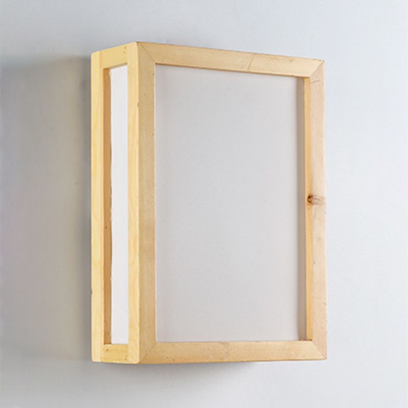 Géométrie murale murale en bois Forme de géométrie moderne LED Mur de la LED Lumière pour le salon