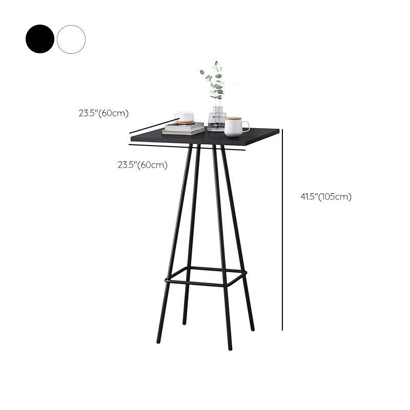 1/3/4 Pieces Modern Bar Set Matte Finish Bar Stool and Table Set