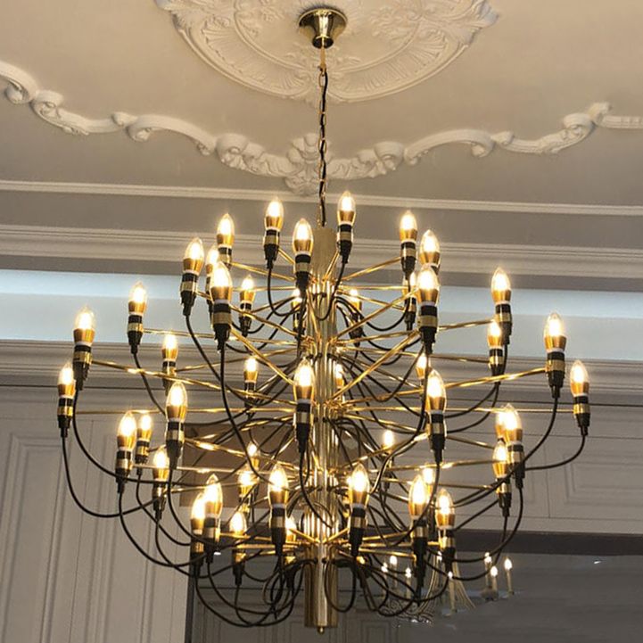 Sputnik Chandelier Industrial Style Multi Light Pendant for Living Room