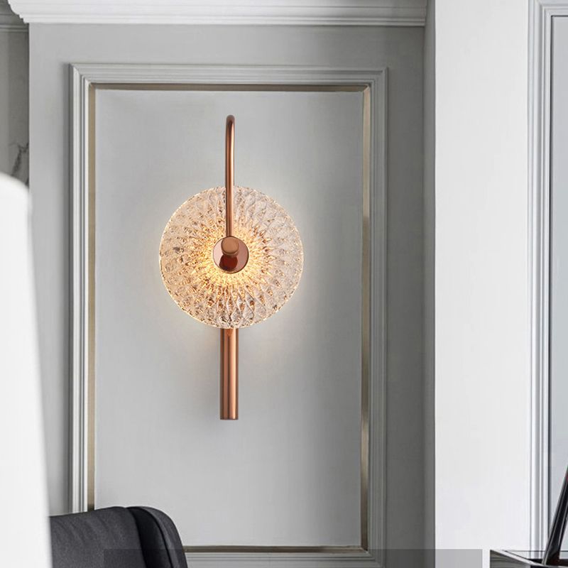 Contemporary Geometric Wall Lighting Ideas Glass 1 Light Sconce Light