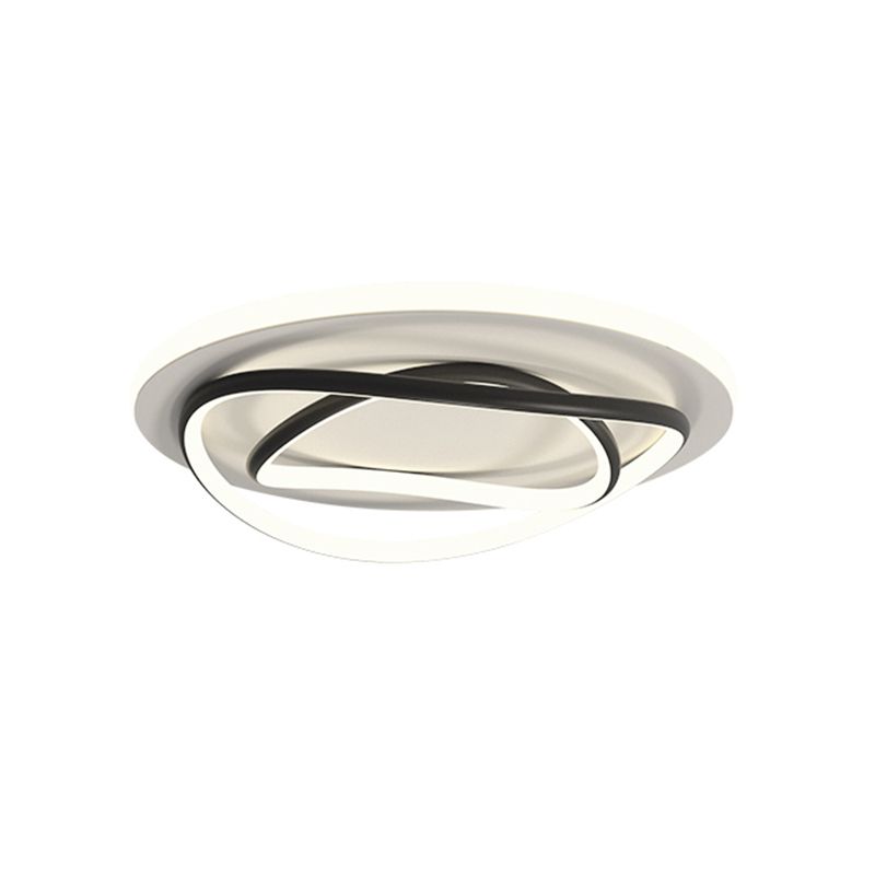 Luces de techo empotradas lineales modernas Luces empotradas de aluminio en blanco y negro