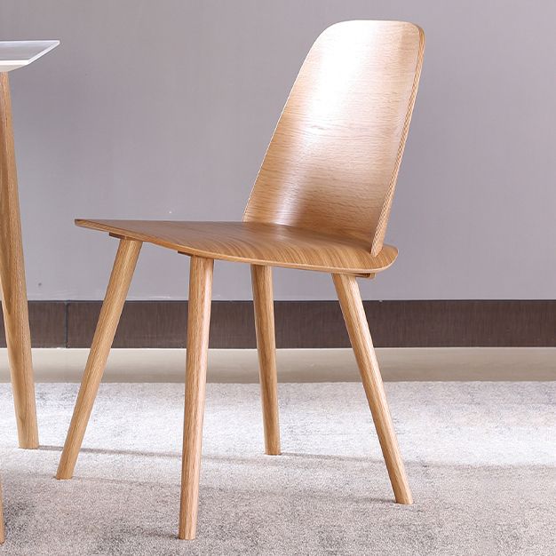 Chaise d'appoint en bois de style scandinave, chaise d'appoint multicolore pour salle à manger