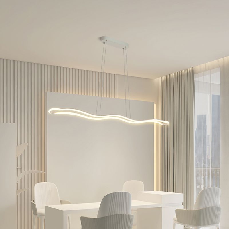 LED Island Light Dining Room Kitchen Modern Simple Style Chandelier Light