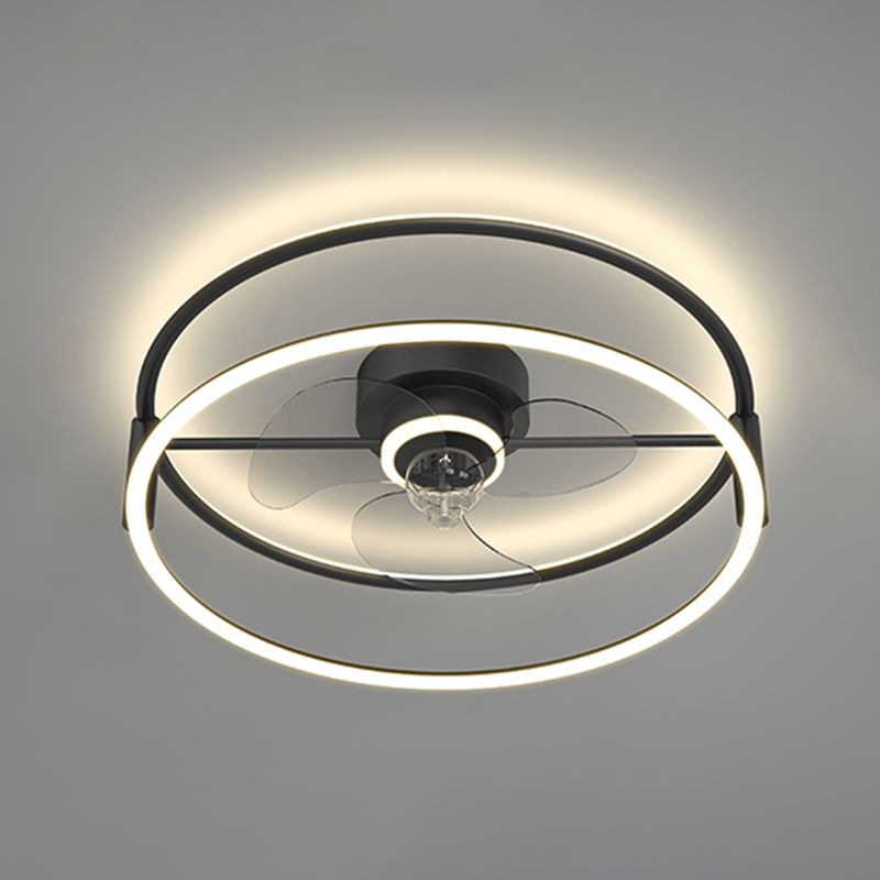 Luci ventilatori a soffitto geometrico in metallo MODERNO MODERNA LUCIFICA