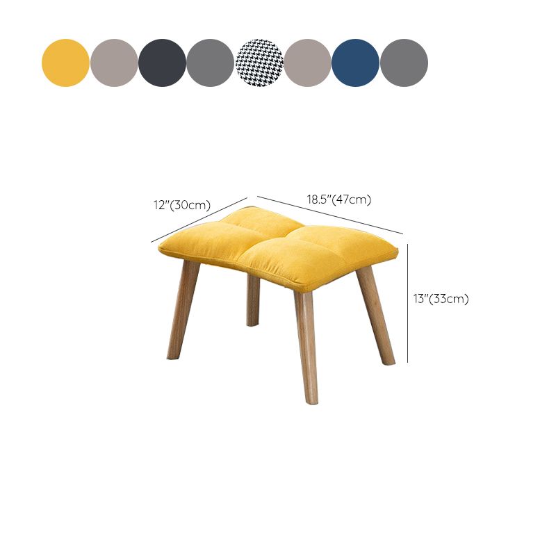 Contemporary Nursery Sofa Rocking Chair Indoor Rocking Chair with Ottoman