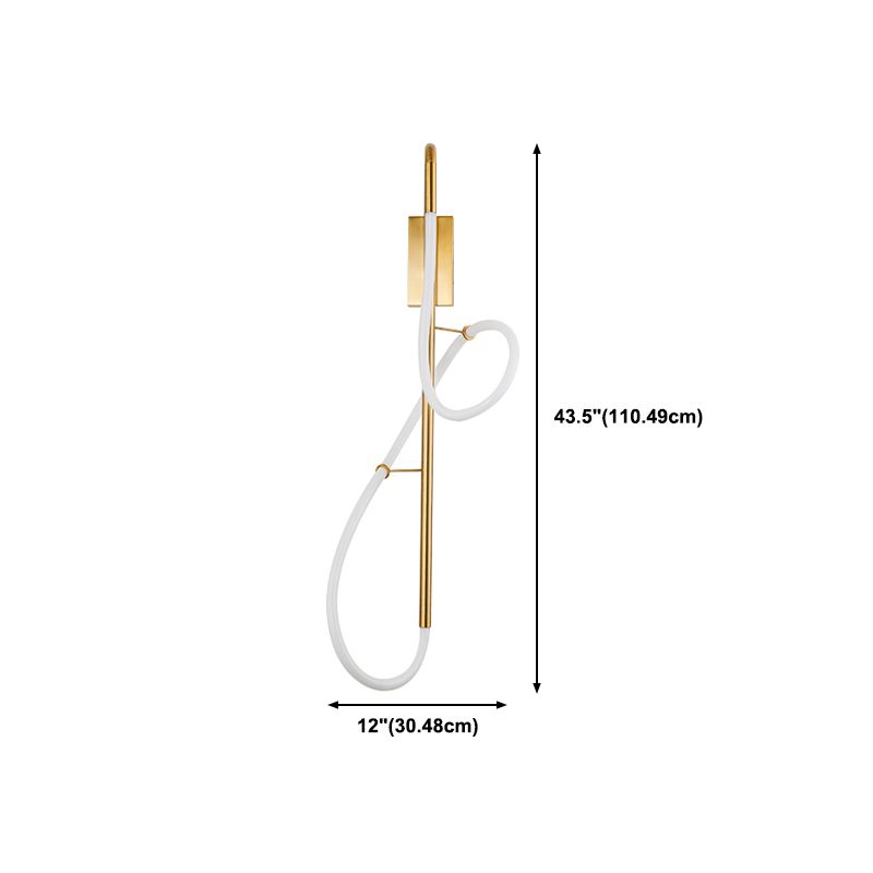 Nordic Wall Mount Lamp Modern Style Strip Shape Wall Sconce Light for Living Room