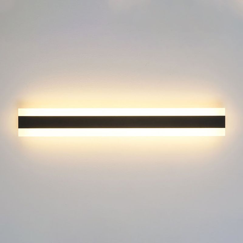 Modern Style Wall Lamp LED Waterproof Wall Mount Lamp with Acrylic Shade for Garden