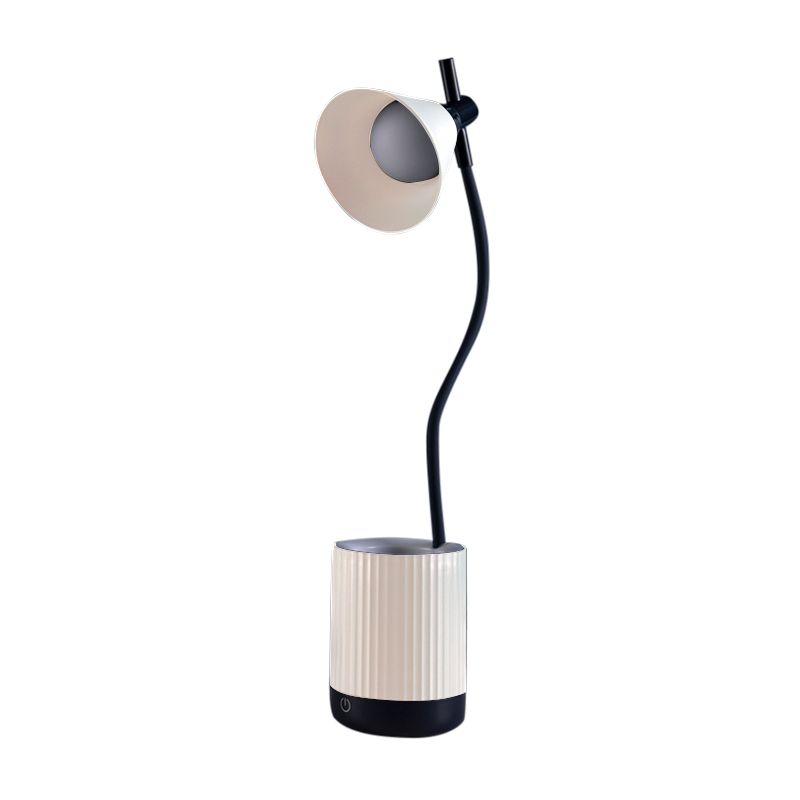 Lampada a LED LED LED a LED flessibile Macaron Plastic Kids Room Room Light con ombra e supporto per penna