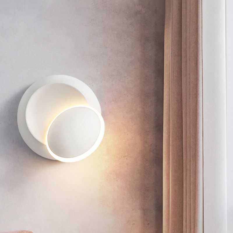 LED Sconce Light Fixture Rotatable Simplicity Flush Mount Wall Sconce for Bedroom