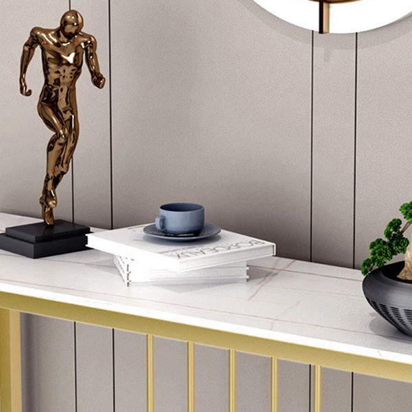 Contemporary Console Accent Table Antique Finish Rectangle Sofa Console Table