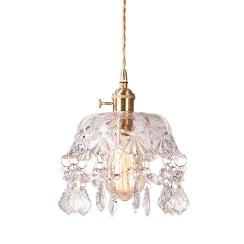 Modern Hanging Light Glass Shade Pendant Lighting Fixture for Sitting Room