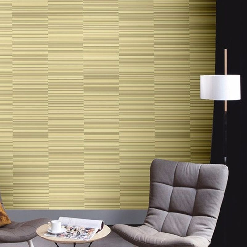 Soft Color Stripe Wallpaper Contemporary Water Resistant Dining Room Wall Art, 54.2-sq ft